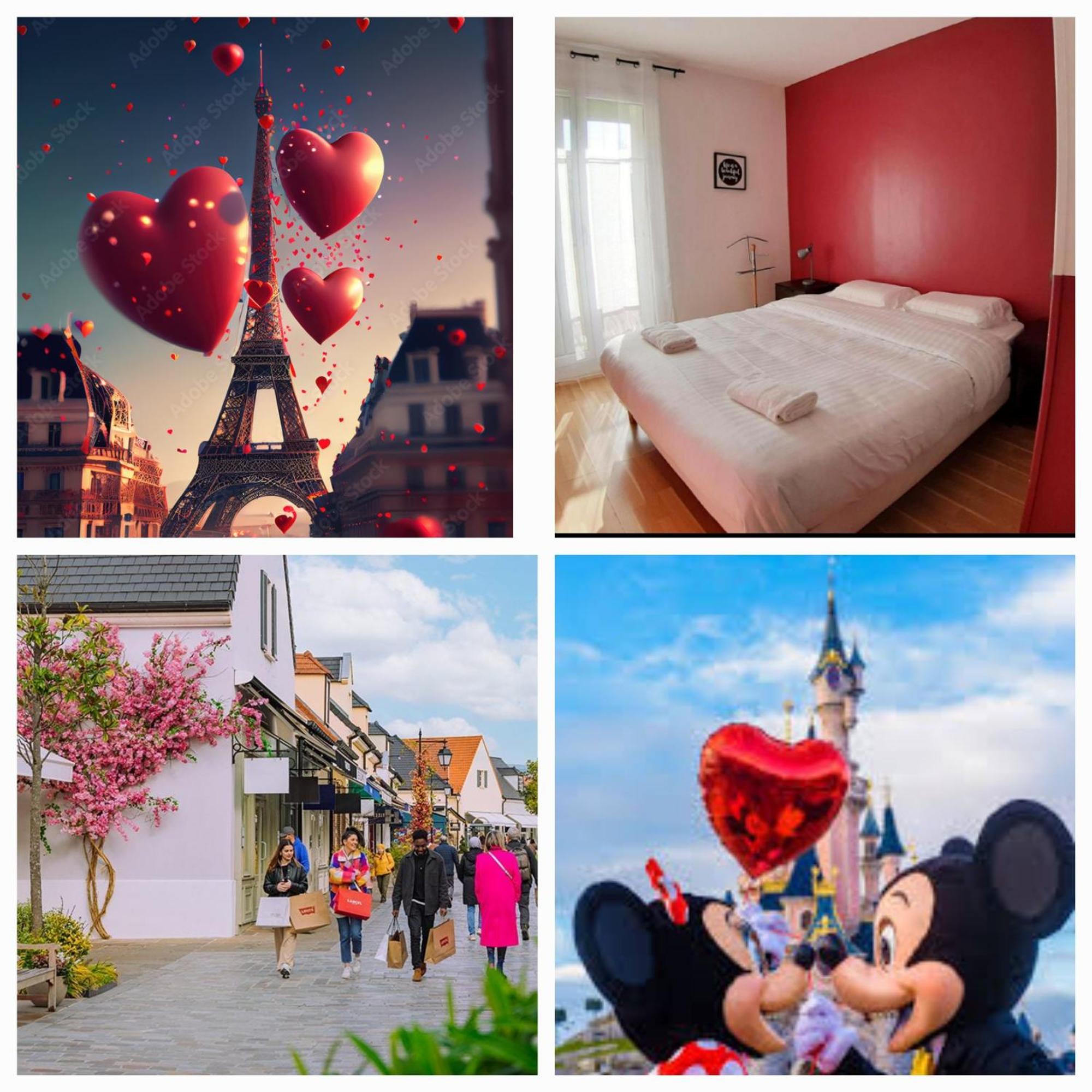 Disney, Very Nice 2 Bedrooms Family Apartment, Wifi, Netflix 8 Pers Chessy Kültér fotó